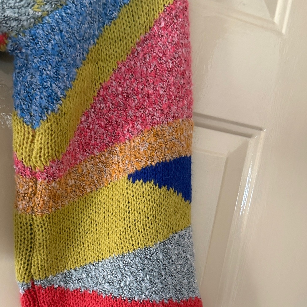 Aratta Silent Journey Multicolor Patchwork Oh-so-soft Knit Sweater - Picture 9 of 16